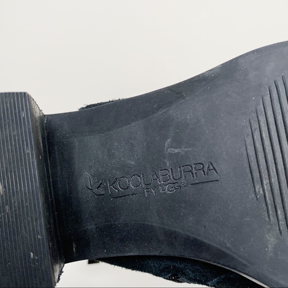 Koolaburra by Ugg Lens Tassle Black Suede Bootie - Picture 5 of 9